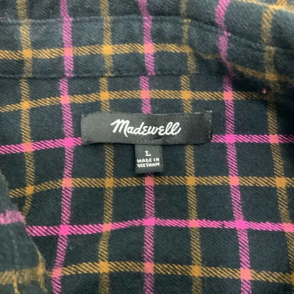 MADEWELL long sleeve flannel shirt - Picture 3 of 4